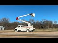 lot 929 2000 international 4900 4x2 bucket truck. auction ends 2 17 24