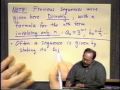 college algebra lecture 35 sequences