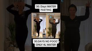30 Days Water Fasting Challenge #tiktok #shorts