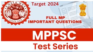 MPPSC PRELIMS 2024।।Test Series।। UNIT-2+4+5+6+10 ।। FLT ।। MP Special।।