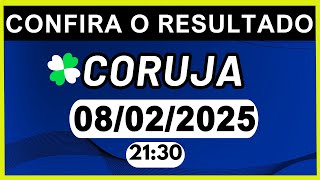 AO VIVO - Resultado Do Jogo Do Bicho CORUJA-RIO 21:30 | 08/02/2025