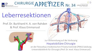 NEUAUFLAGE VERFÜGBAR Leberresektionen Hepatobiliäre Chirurgie CHIRURGIE APPetizer Nr. 34