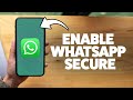 How To Enable End-to-end Encryption On WhatsApp 2025 (iPhone & Android)