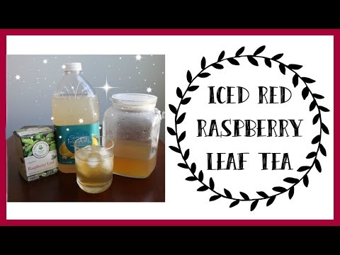 ICED RED RASPBERRY LEAF TEA | RECIPE ICED RED RASPBERRY LEAF TEA | RECIPE