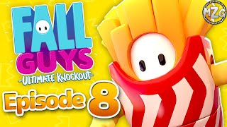 Fall Guys: Ultimate Knockout Gameplay Part 8 - French Fries Costume! Fast Food Costume Pack DLC!