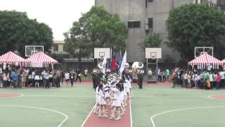 20160430_國立竹東高級中學70週年校慶_08_校慶陸軍軍樂隊及本校儀旗隊表演DV1