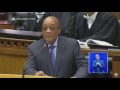 president zuma dodges mmusi maimane s question