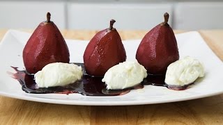 PORT POACHED PEARS