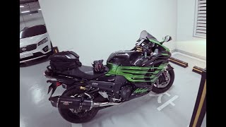 Kawasaki ZX14R / ZZR1400 Motorcycle Holiday Ride [4K / Pure  Sound]