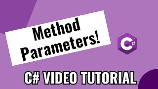 Part 16 - C# Tutorial - Method Parameters