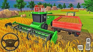 Farm Harvesting Tractor Simulator - Real Farming Tractor Driving - Android Gameplay