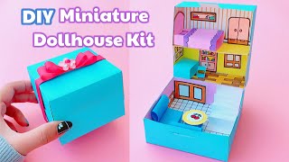 DIY Miniature Dollhouse Rooms for Girl | Handmade Miniature Dollhouse Kit | Dollhouse Gifts Idea