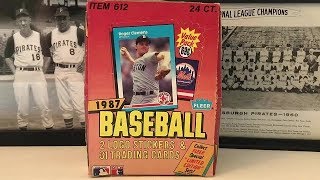 1987 Fleer Baseball Cello Box Break! Barry Bonds RC? Bo Jackson RC? Watch To See What We Pulled!