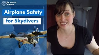 Skydiving safety - 5 Safety Tips In & Around a Skydiving Plane!