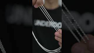 Thin 1.8mm rope chains