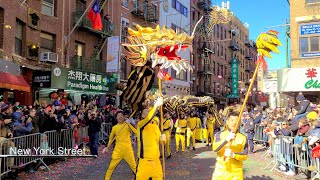 NYC Chinese New Year Parade \u0026 Festival Chinatown February 25 2024