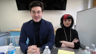 Ted finally shows up