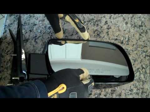 How to Repair and Replace a Broken Side Mirror Glass - DIY How to Repair and Replace a Broken Side Mirror Glass - DIY