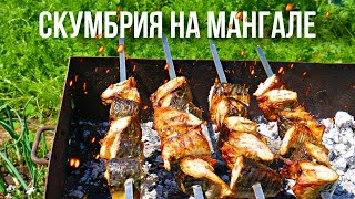 Скумбрия на мангале