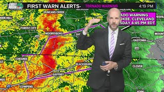 Tracking tornado warnings in the Carolinas with Brad Panovich