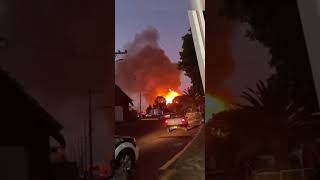 🚨¡Última Hora! Fuerte incendio en la Central de Abastos en Iztapalapa