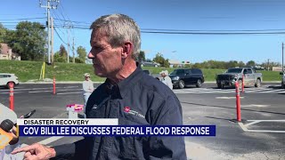 Governor Bill Lee discusses federal flood response