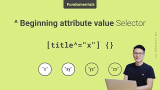 Beginning attribute value selector - 🌱 Fundamentals - CSS selectors #css #CSSselectors