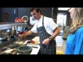 inside the kitchen at local public eatery