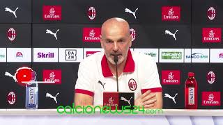 Conferenza stampa Pioli pre Milan-Parma