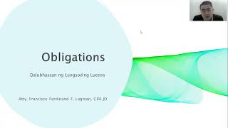 Law on Obligations- Chapter 1