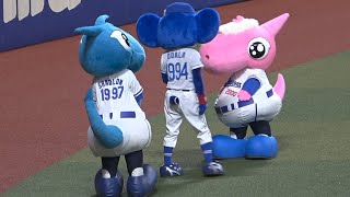 ドアラとシャオパオの3人が今年初めてドームに揃う！仲良く…写真撮影！ (2023/03/26)