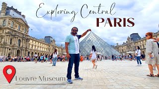 Visiting Louvre Museum of Paris with Pompidou \u0026 Les Halles | Eating Falafal @ La Marais | France Ep5