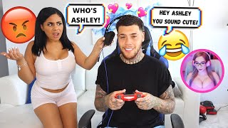 Flirting With Another Girl While Gaming To See How My Girlfriend Reacts!