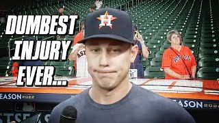 Astros Reliever OUT For Season After PUNCHING His Locker…