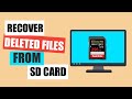 How to recover deleted formatted data from SD card for free