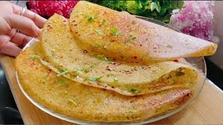 जब रोटी सब्जी बनाने का मन न करे तो 5 मिनट में दो चीज़ों से ये बनालो |healthy Breakfast recipe|Nashta