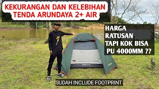 REVIEW TENDA CAMPING ARUNDAYA 2+Air TENDAKI | RATING PU 4000MM BRO