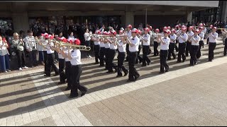 京都両洋高校吹奏楽部HERZ　ロームシアター～平安神宮前パレード