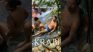 【短期旅行】タイ・クラビの秘境温泉♨️（ホットストリームウォーターフォール） #krabi #travel #旅行 #タイ観光 #タイ南部