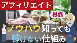 アフィリエイト【ノウハウ知っても稼げない理由】本気で稼ぎたい初心者へ