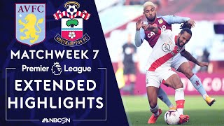 Aston Villa v. Southampton | PREMIER LEAGUE HIGHLIGHTS | 11/1/2020 | NBC Sports