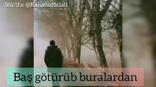 Baş götürüb buralardan,ÇIXIB GETMƏK İSTƏYİRƏM..........🚶🏻‍♀