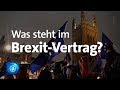 Was steht im Brexit-Vertrag?