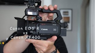 Rented the Canon XF400...check out how the camcorder fared against the EOS R.