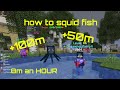 How to squid fish in hypixel skyblock (8m per hour)