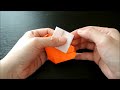 【折り紙1枚】簡単！可愛い植物『キノコ』の折り方 how to fold a mushroom with origami.easy