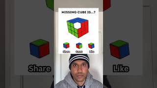 Missing cube is…?