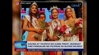 Saksi: Galing at talento ng ilang Pinoy, iniangat ang pangalan ng Pilipinas sa buong mundo