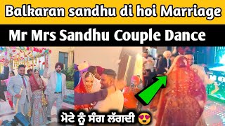 Mote ne wife nal kita Dance 😍🤩 | Mr Mrs Sandhu | Balkaran sandhu marriage #sandhuhoni22