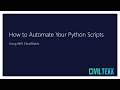 How to Automate Your Python Scripts with AWS CloudWatch | Python | AWS Lambda